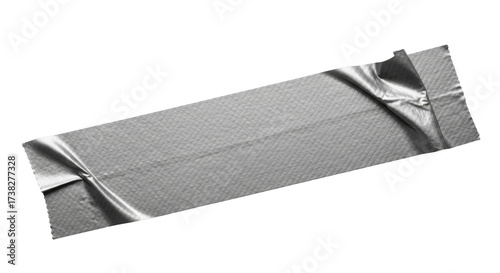 Tablou pe pânză Isolated piece of duct tape for repair, a patch for fixing something broken or d