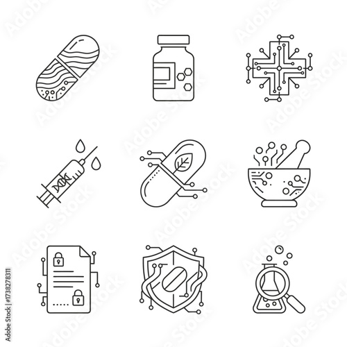 Modern health monitoring concepts with wearable technology, smartwatches, and medical diagnostics, promoting wellness and digital healthcare solutions