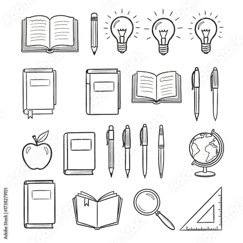 Modern logistics and delivery icons showcasing global shipping, drone transport, warehouse, and supply chain management for business and e-commerce