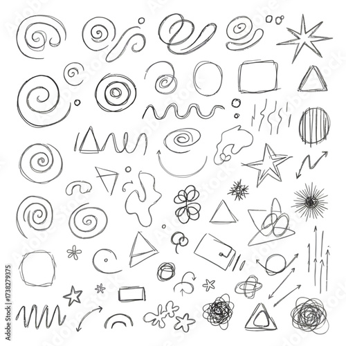 Dynamic collection of modern air transport icons including airplanes, drones, rockets, helicopters, hot air balloons, and parachutes for innovative concepts.