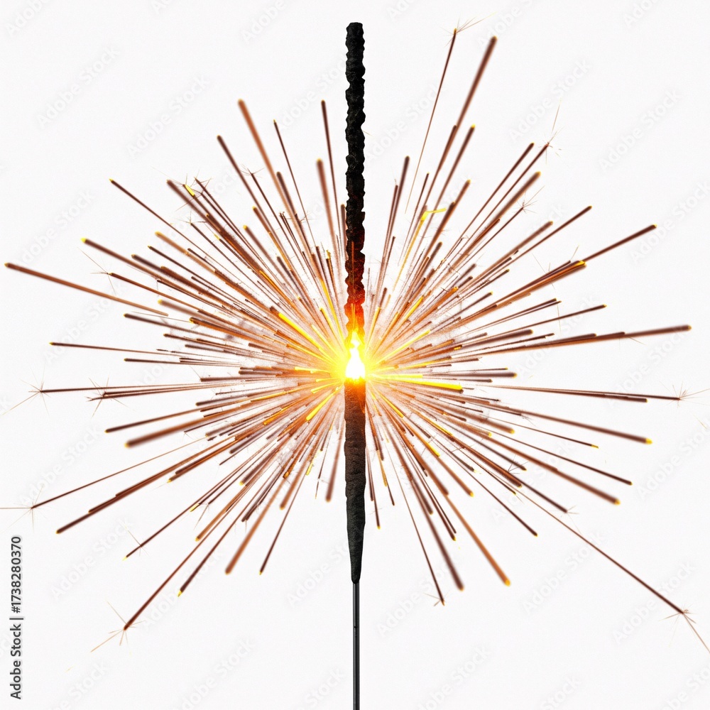 Obraz premium Celebrate with a dazzling burst of sparkling light, igniting joy and festive magic for any special occasion, creating unforgettable moments of pure delight.