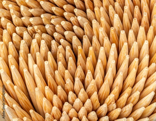 Wallpaper Mural Close Up of Wooden Toothpicks. Torontodigital.ca