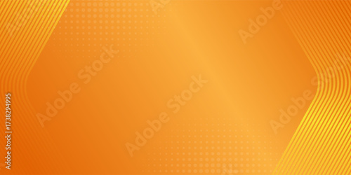 Orange abstract background. Minimal pattern. Vibrant gradient geometric lines. Modern design. Suit for banner, cover, business, flyer, poster, website, brochure, corporate line gradient