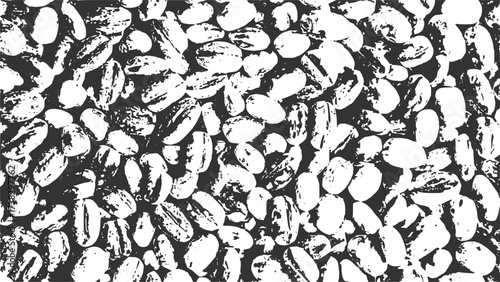 Natural seed texture vector organic pattern design
