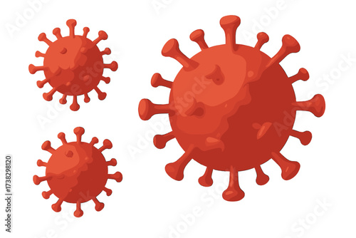 Coronavirus COVID-19 virus cell 3D render. Outbreak of a pandemic, medical, healthcare, infectious, virology, and epidemiology concept. Corona virus 2019-nCoV background.