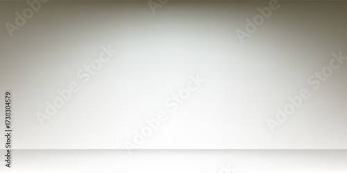 Empty concrete room and floor background, Perspective grey gradient concrete room for interior background, backdrop,  Gray grunge cement room with space for product display mockup, template.vector