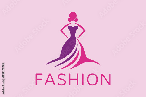pink wedding dress