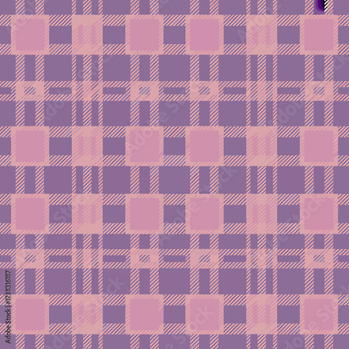 Delicate Plaid Pattern with Pastel Purple and Pink Tones for Textile and Design Projects Aesthetically Pleasing