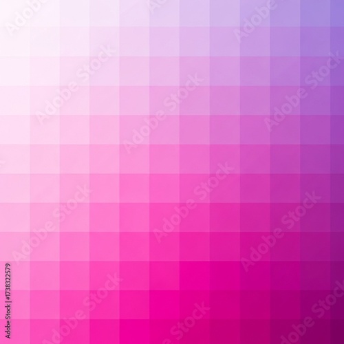 A gradient of pink and purple squares transitioning from light to dark, creating a soft, abstract background.