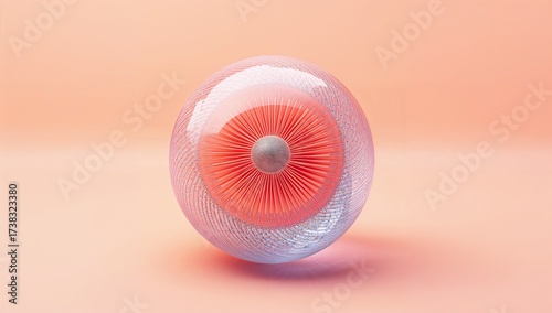 glass sphere, 3d abstract, digital design, futuristic orb, transparent ball, glowing sphere, minimal 3d art, abstract sculpture, modern 3d render, pastel colors, abstract shape, 