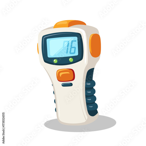 Digital infrared thermometer with display for temperature measurement  