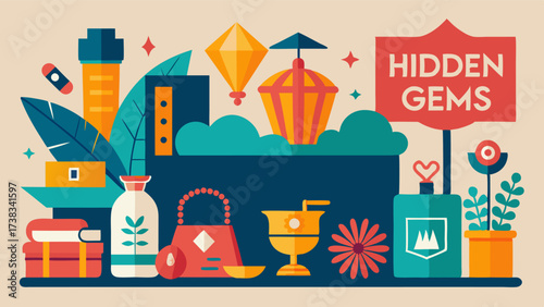 Hidden gems and unique finds await at every turn at the city flea market creating a sense of anticipation and discovery for eager shoppers.