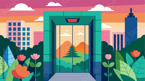 As one rides the elevator up to the top floor anticipation builds for the breathtaking view and tranquility that awaits in the lush and peaceful highrise garden oasis.