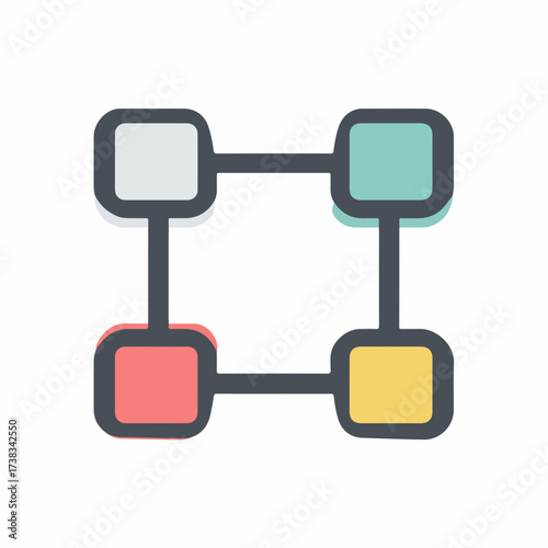 Minimalistic Outline Share Icon Design Element