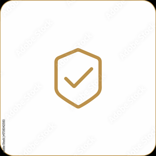 Minimalist Shield Check Icon Design Free Download Minimalist Shield Check Icon Design - GFXLoad