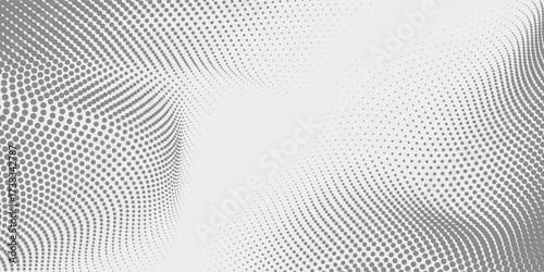 Wallpaper Mural Monochrome gradient halftone dots background. Torontodigital.ca