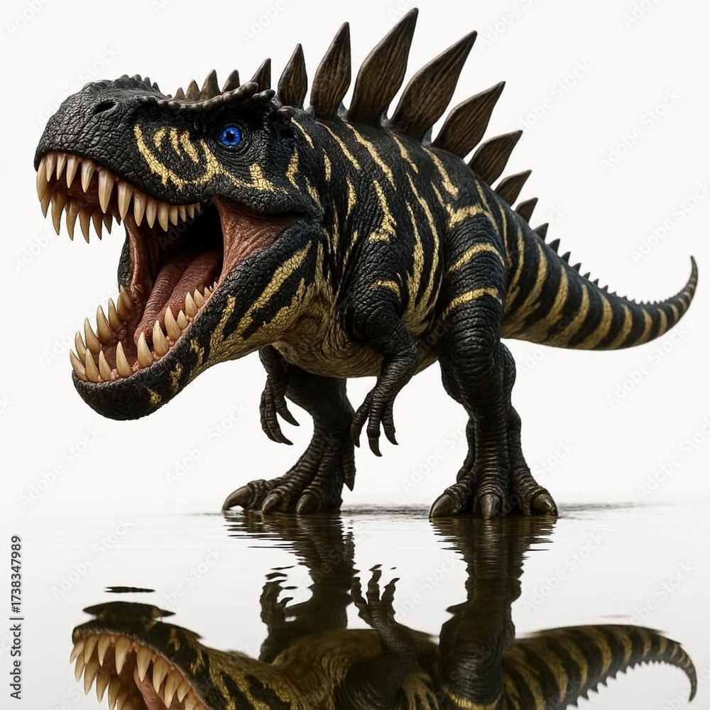 Fototapeta premium Tygranosaurus on a white background