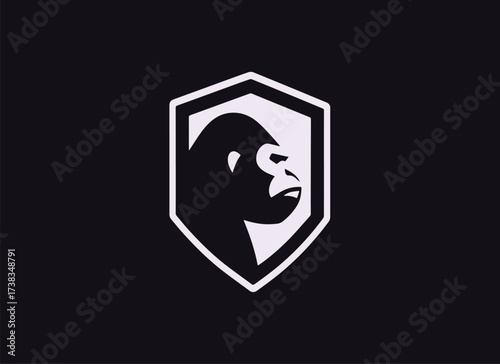 Gorilla Shield Logo, Gorilla Crest Logo, Gorilla Minimalist Logo, Gorilla Head Vector Art, Gorilla Badge Design, Strong Gorilla Emblem, Gorilla Symbol, Modern Gorilla Logo, Gorilla Gaming Shield, Gori