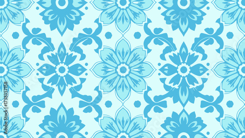 Damask vector seamless pattern. Vintage, paisley elements. Traditional, Turkish motifs. Great for fabric and textile, wallpaper, packaging or any desired idea.