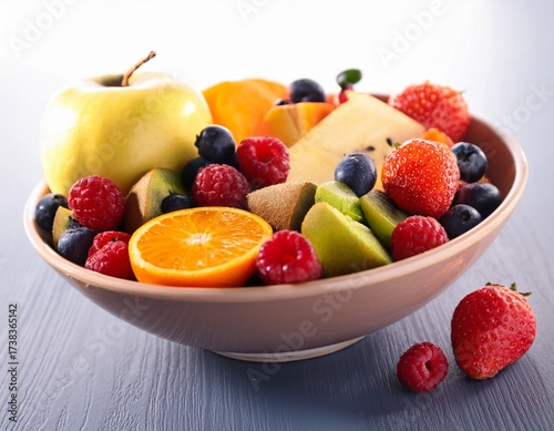 Wallpaper Mural fresh fruit bowl Torontodigital.ca