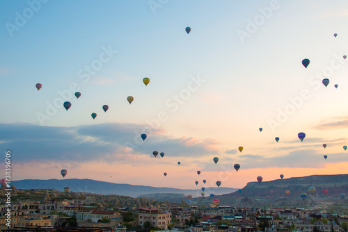 Hot air balloon in Cappadocia, Turkey