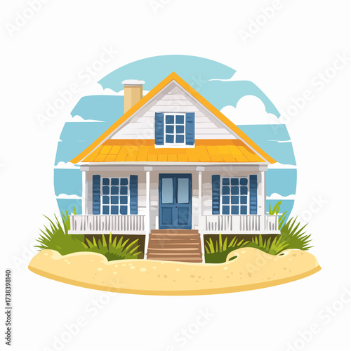 Real estate Beachside bungalow steps away from sand dunes