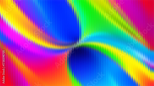 Multicolor glass gradient background