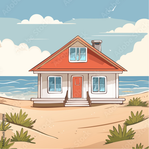 Real estate Beachside bungalow steps away from sand dunes