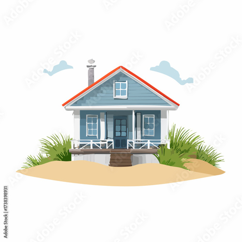 Real estate Beachside bungalow steps away from sand dunes