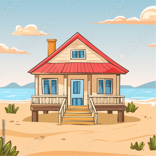 Real estate Beachside bungalow steps away from sand dunes