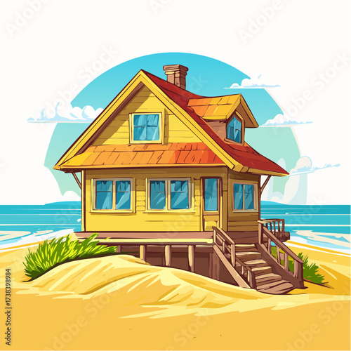 Real estate Beachside bungalow steps away from sand dunes