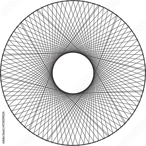 vector illustration of a disc