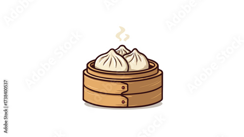Modern Dimsum Logo Vector Illustration for Professional Design Projects