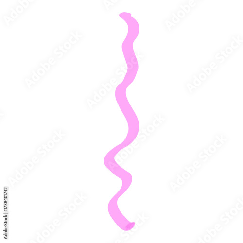 colorful ribbons on white background