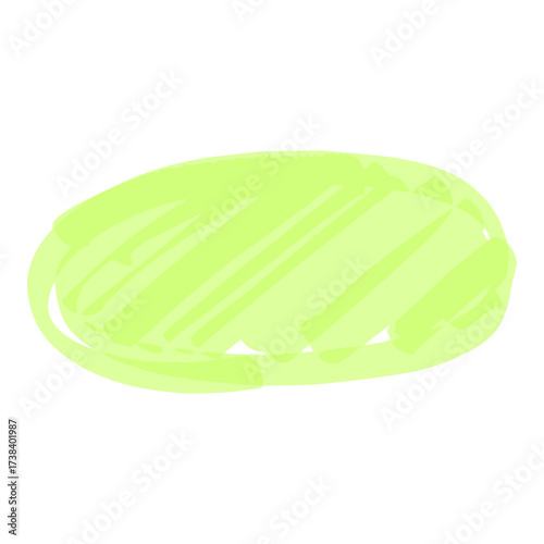 Highlighter Oval Doodle Illustration