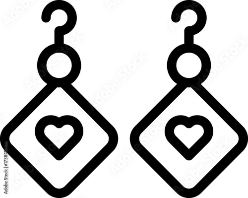 Beauty and Personal Care Line Icons – Cosmetics, Jewelry, Grooming, and Spa Elements