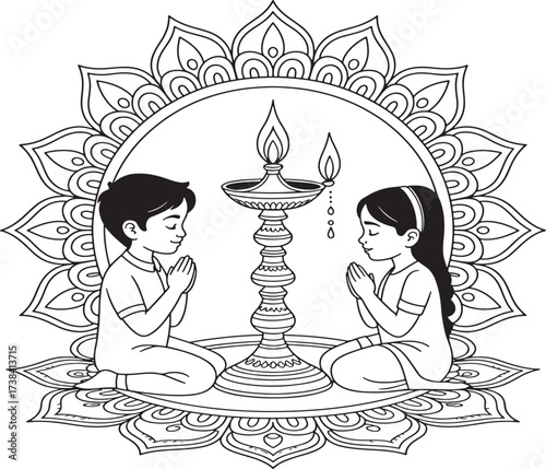 vector illustration of lord ganesha