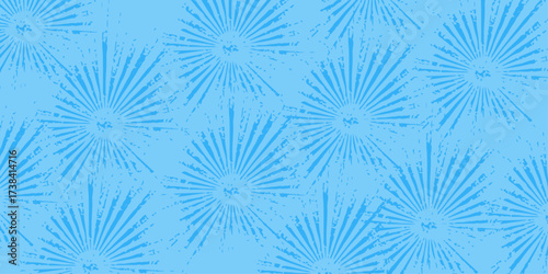 Abstract seamless pattern with blue flowers, a vector illustration for winter or spring design and wallpaper decoration.  flower, snowflake, snow, backdrop, backgrounds, summer