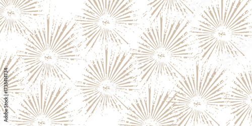 This abstract seamless floral vector pattern design features delicate flower illustrations, making it a perfect background wallpaper element for nature or spring-themed art