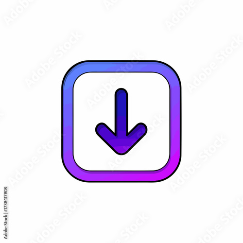 Sleek Volume Down Minimalist Icon Design