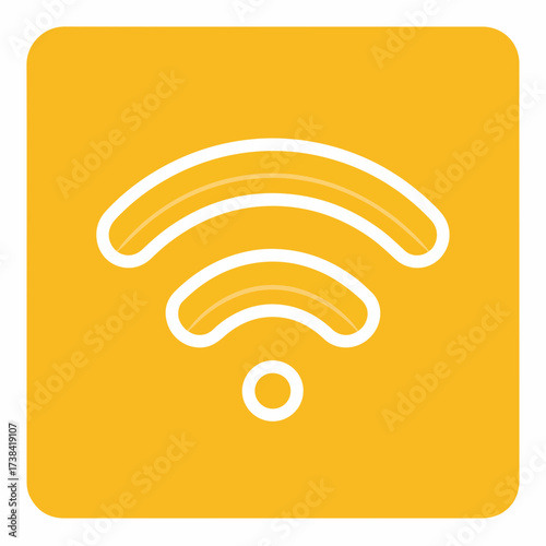 Sleek Wi-Fi Signal Icon Design