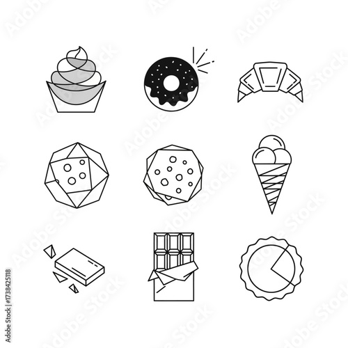 Modern logistics and delivery icons showcasing global shipping, drone transport, warehouse, and supply chain management for business and e-commerce