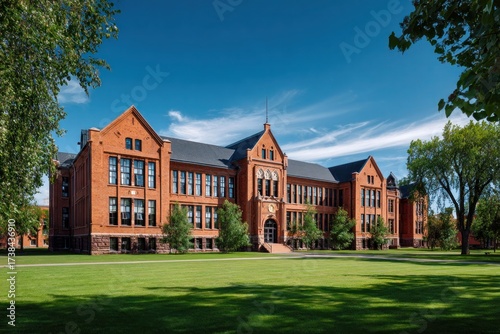 Contemporary Academic Building in Peaceful Green Environment