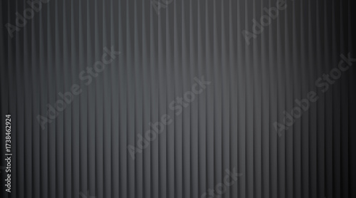 Monochromatic abstract background with vertical lines and shadow