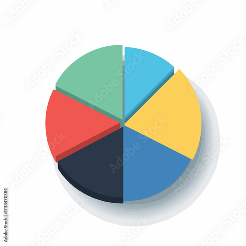 Free Download Sleek Pie Chart UI Icon Design - GFXLoad