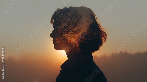 people silhouette background