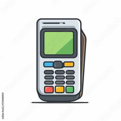 Modern POS Terminal User Interface Icon