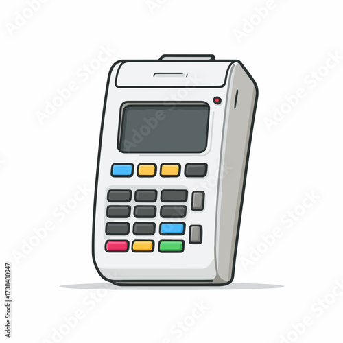Modern POS Terminal Interface Icon Design