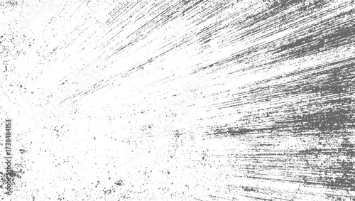 Abstract gray speckle and streak texture on a white background.
