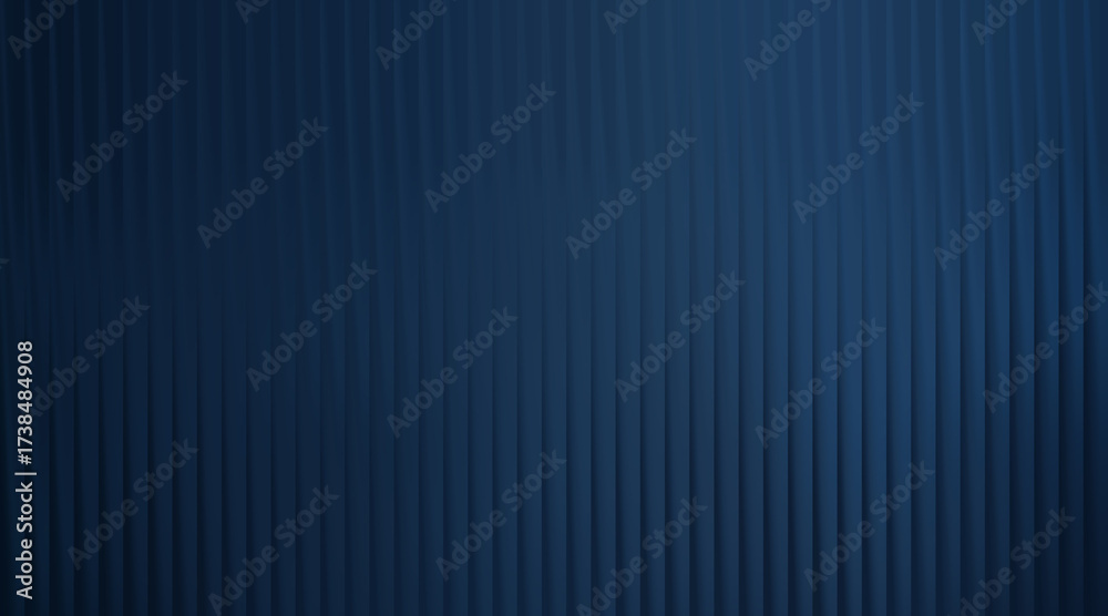Obraz premium Dark blue ribbed textured background with vertical lines